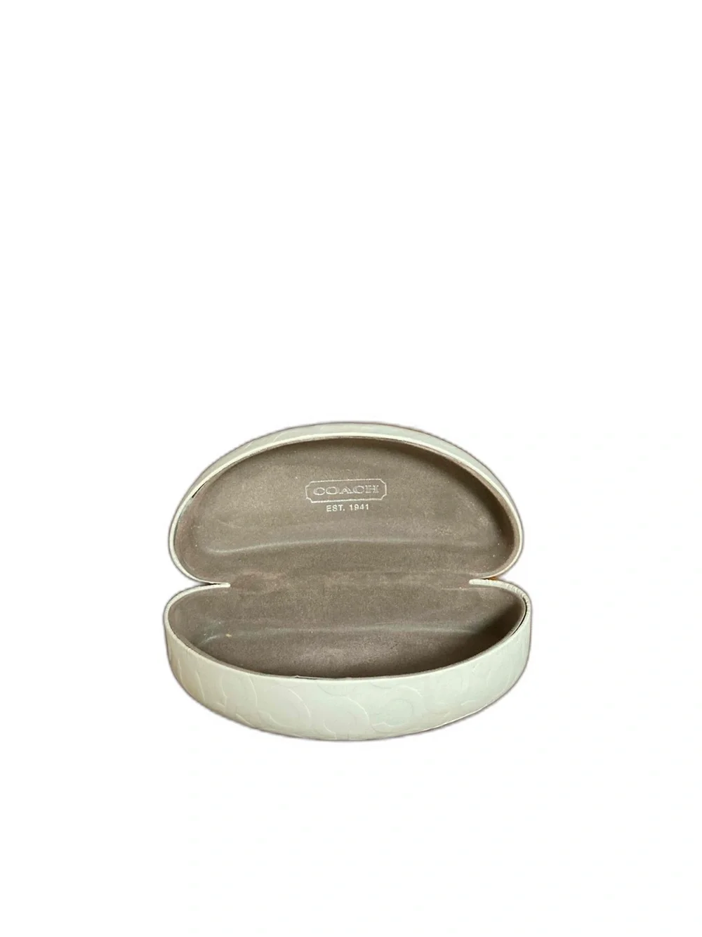 Coach Hard Clam Shell Style Glasses Case EUC